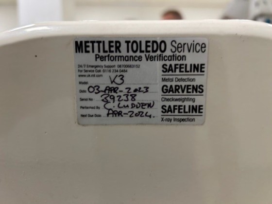 Mettler Toledo V3 Metal Detector No 2 Pic 05